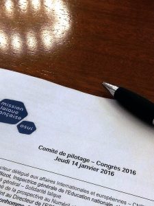 2e Comité de pilotage congrès 2016