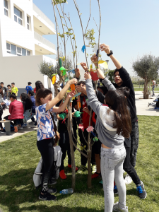 Arbre à haikus, Bouskoura, mars 2017