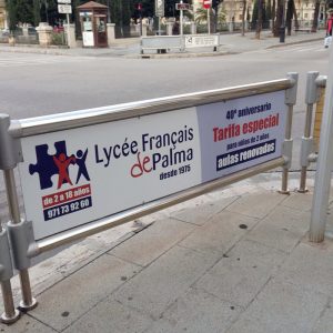 Signalétique lycée de Palma en milieu urbain 2015