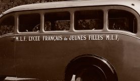 Transport scolaire, années 1940