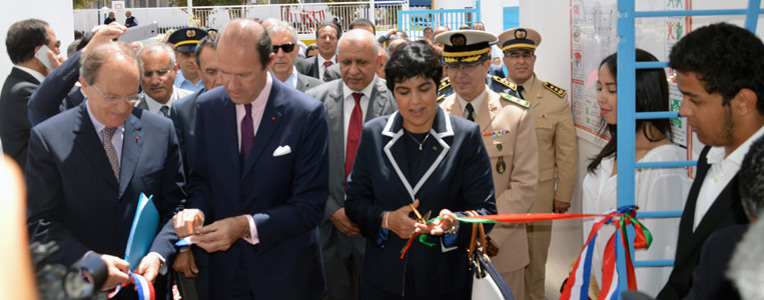 Inauguration du Lycée français d'Agadir, vendredi 13 mai 2016
