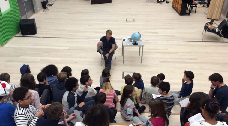 Rencontre avec François Gabart, Lycée français de Stavanger (décembre 2016)