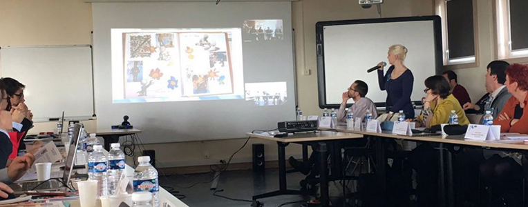 3 avril 2017 - réunion-bilan sur le partenariat Mlf/académie de Dijon/Canopé 21