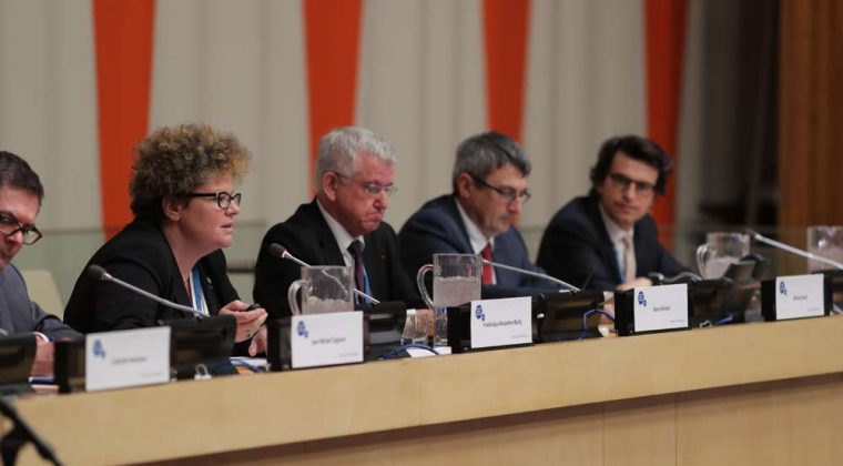 Frédérique Alexandre-Bailly, Denis Rolland, Michel Quéré et Bertrand Monthubert