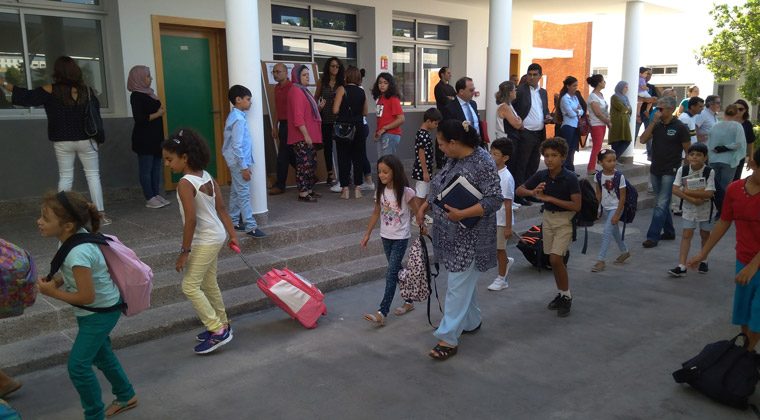 Rentrée à l’école A. Daudet, Casablanca, septembre 2017