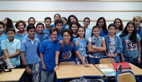 Blue shirt day au lycée d'Agadir