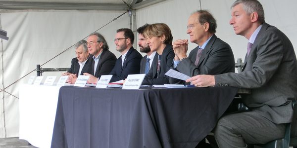 Cérémonie de la pose de la première pierre, lycée français Mlf de Palma, 27 janvier 2018