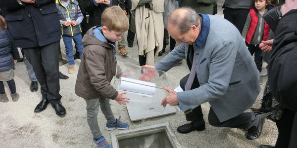 Cérémonie de la pose de la première pierre, lycée français Mlf de Palma, 27 janvier 2018