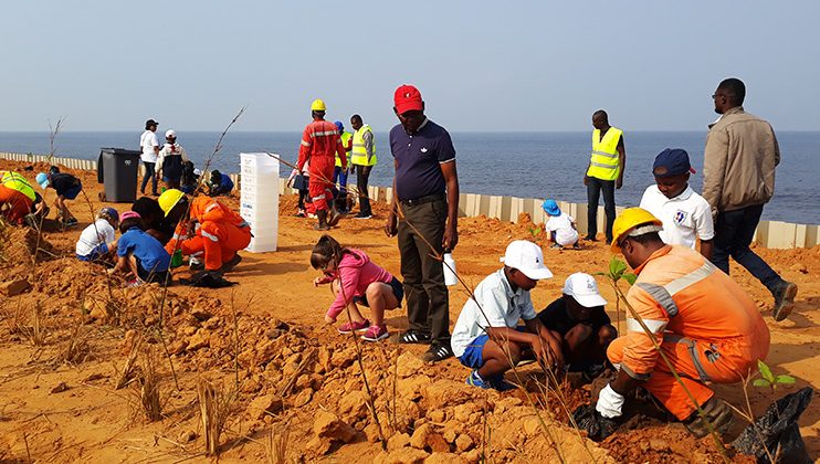 Journée de l’environnement, école Mlf Perenco, Muanda