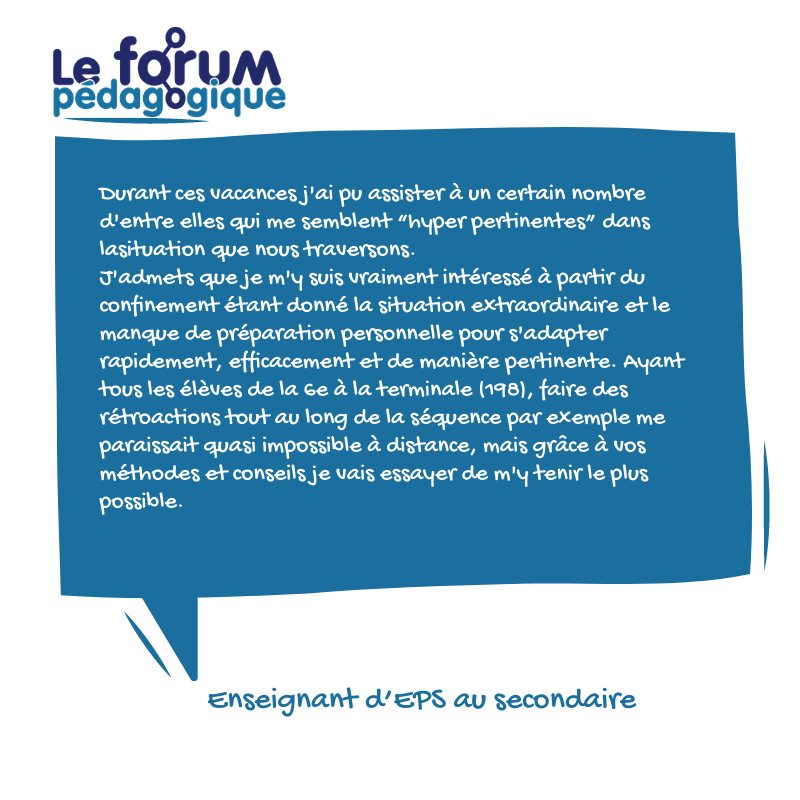 citation forum pédagogique