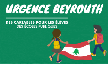 cartable solidaire - solidarité beyrouth